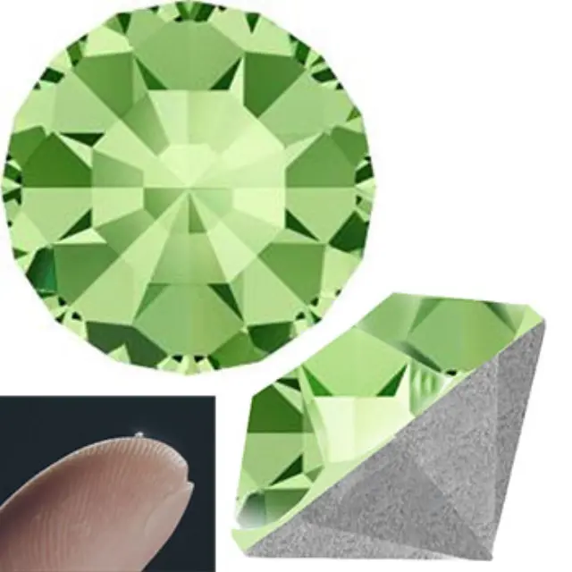Swarovski 1100 Xero Chaton Peridot PP0 Ø0.8mm ~288τεμ