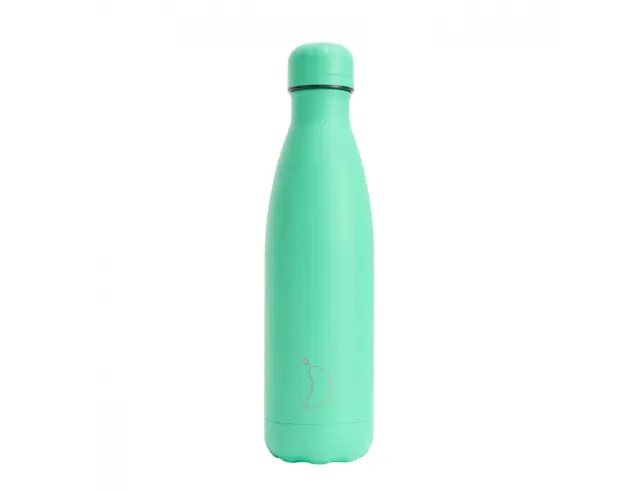Μπουκάλι Θερμός Original Chilly's με χωρητικότητα 500ml και διατήρηση θερμοκρασίας 12h ζεστό / 24h κρύο - Apple Green22859