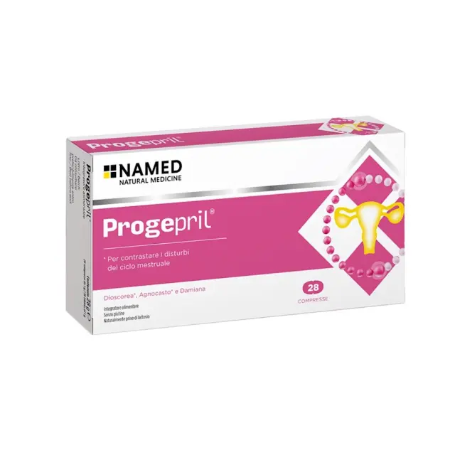 Named Progepril με Vitex Άγριο Γιαμ και Damiana για Κύκλο και Εμμηνόπαυση 28 Δισκία