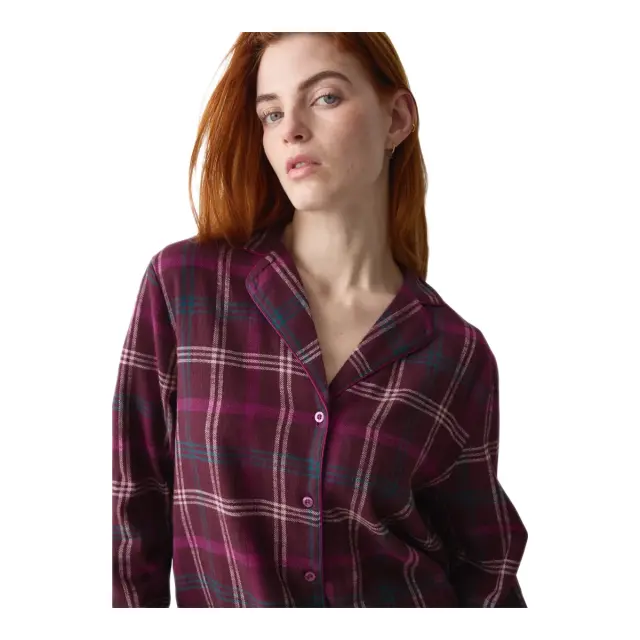Triumph Γυναικείο Νυχτικό Boyfriend NDW 01 X Checks, Χρώμα Κόκκινο 3