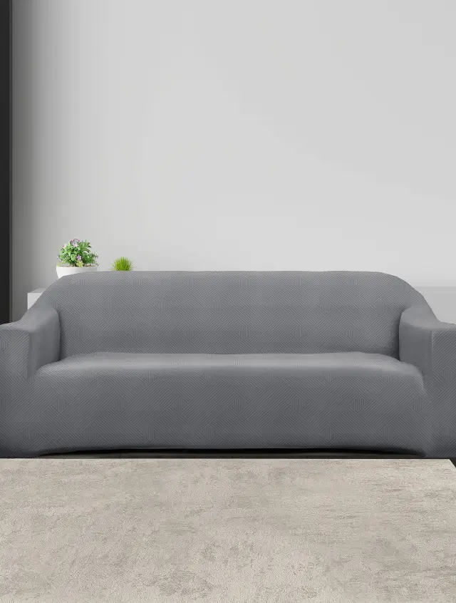 Ελαστικά καλύμματα καναπέ EARTHLINE GREY MADI Ελαστικό κάλυμμα διθέσιου καναπέ