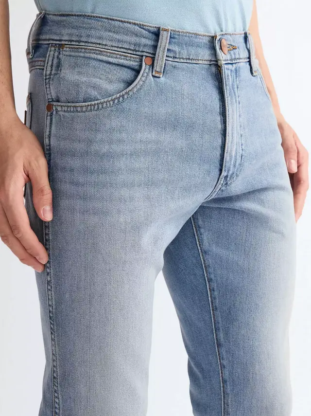 Wrangler Ανδρικό LARSTON DAWN Τζιν Παντελόνι – Washed Blue - 30W 32L 3