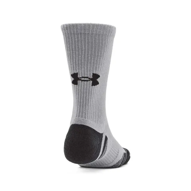 Under Armour Unisex Performance Tech 3 Pack Crew Socks Μαύρο - Άσπρο - Γκρι 1379512-011 (Under Armour) 2