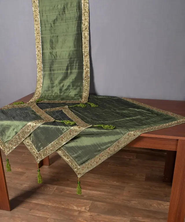 Σετ 4 τεμαχίων (100cm x 100cm, 50cm x 150cm, 2x50cm x 50cm) Αθηνά Σμαραγδί - -