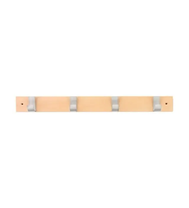 ΚΡΕΜΑΣΤΡΑ ΤΟΙΧΟΥ 4 ΘΕΣΕΩΝ INOFIX 3704 60x490x60MM ΞΥΛΙΝΗ Φυσικό