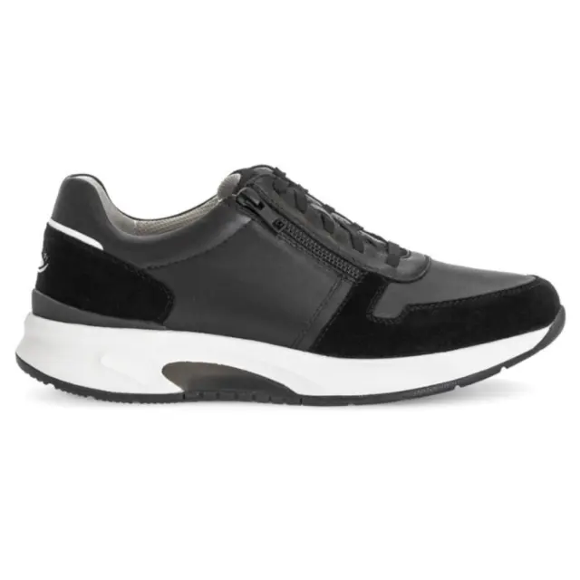 Pius Gabor Sneakers Ανδρικό δέρμα/δέρμα Nubuck Μαύρο PGA/800119 01-BLACK