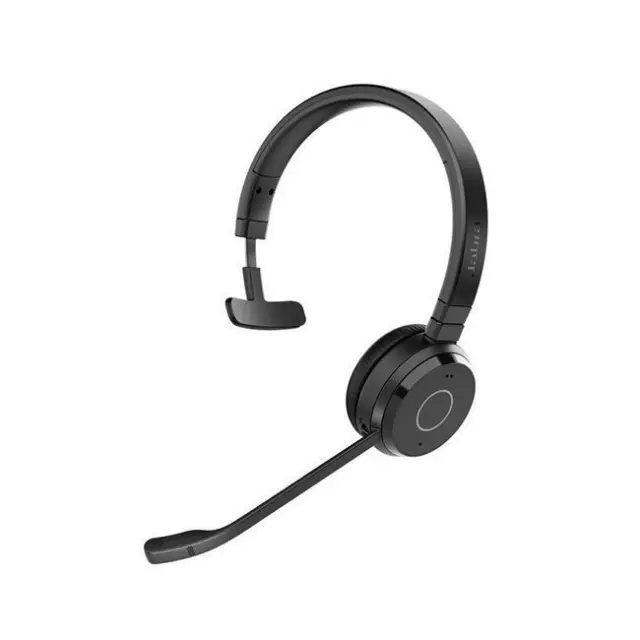 Jabra Evolve 65 TE Link 390a UC Mono Ασύρματα On Ear Multimedia Ακουστικά με μικρόφωνο και σύνδεση Bluetooth