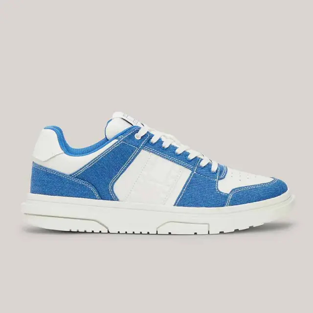 Tommy Hilfiger - Ανδρικά Sneakers The Brooklyn Mix Material EM0EM01428-C2T Μπλε - 46