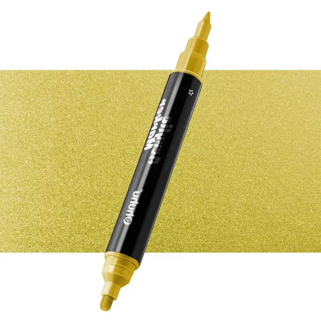 Ohuhu Acrylic Marker με Διπλή Μύτη M707 - Gold (OHUHU)