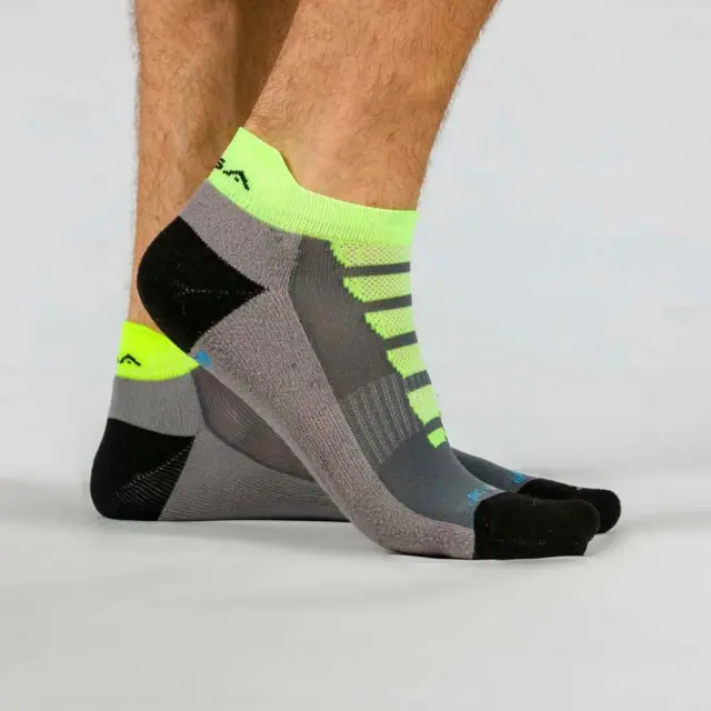 GSA Men's 684 Non Show 3 Pack Socks Μαύρο - Γκρι 911455-51 (GSA) 2
