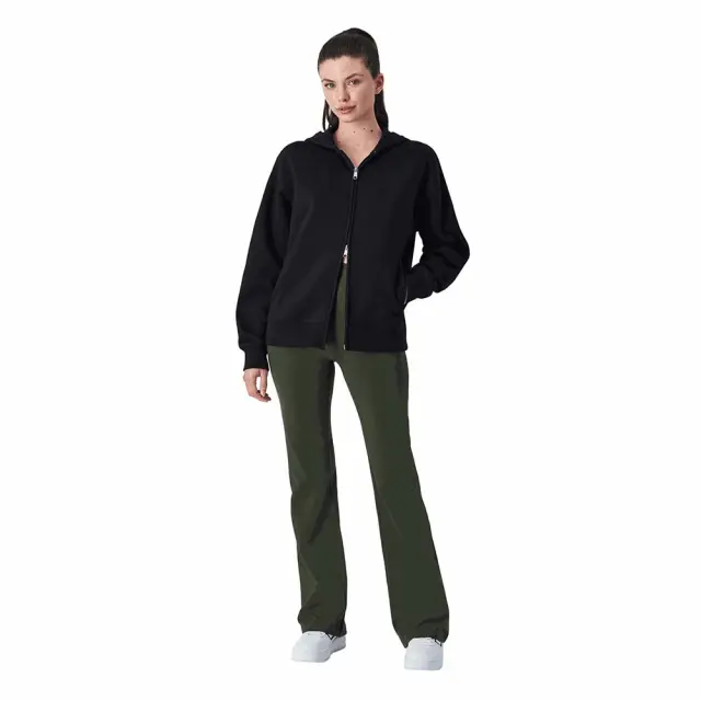 Champion Women's Standard Fit Full-Zip Hoodie Μαύρο 117533-KK001 (Champion) 3