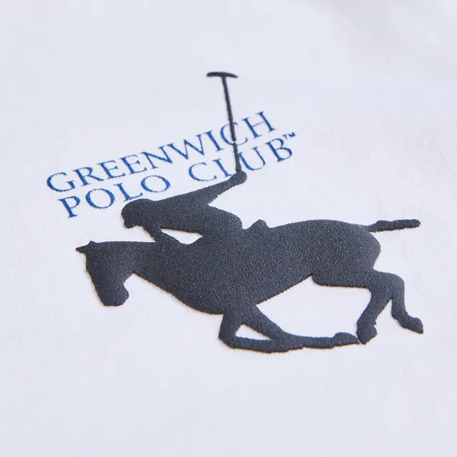 Μπλούζα Greenwich Polo Club με ανάγλυφο τύπωμα 2