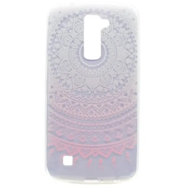 Θήκη TPU LG K10 Διάφανη Κέντημα OEM