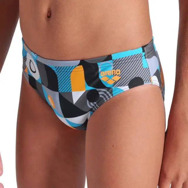 Arena Boy's Wallpaper Swim Briefs Slip Πολύχρωμο 009096-550 (Arena) - 6 Years 3