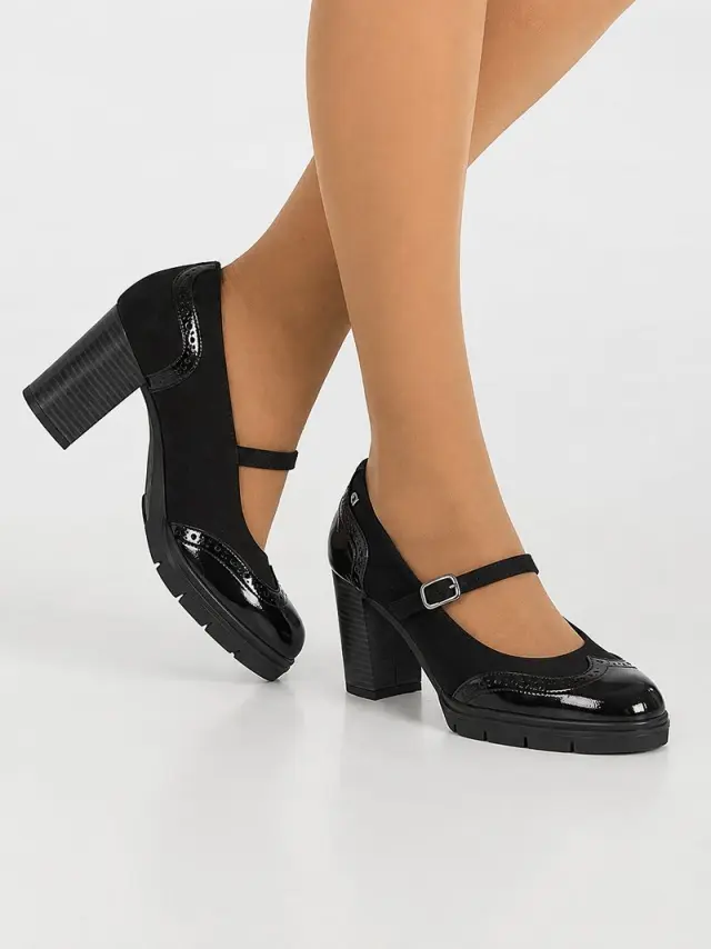 Donna Serena Γόβες Γυναικείο HT/δέρμα Μαύρο DSE/486325 NERO - 35 2