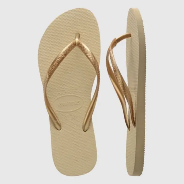 Σαγιονάρα Havaianas Slim 4000030-2719 Χρυσό - 35-36 2