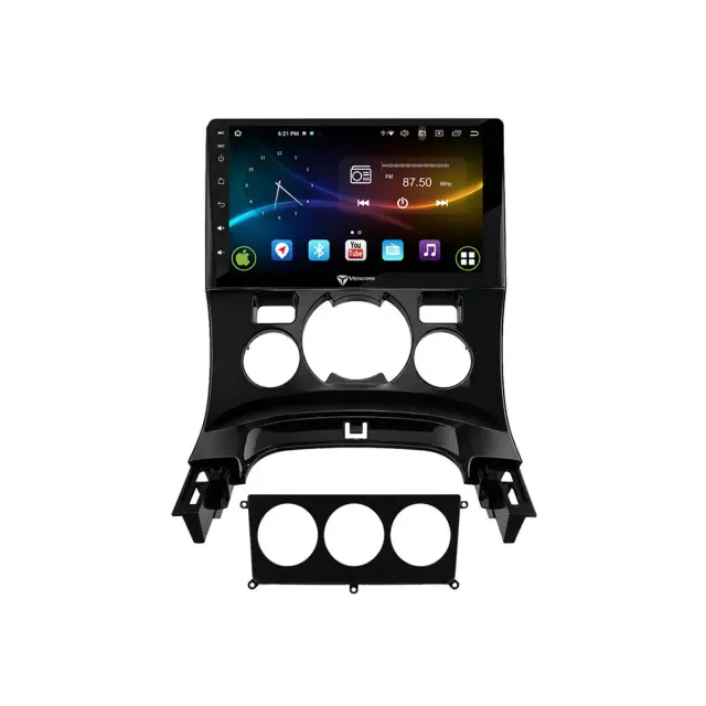 VenCore Οθόνη Multimedia Android 15 9" 9109A MTK6762 Octa-Core 2GB/32GB IPS με Πρόσοψη, CarPlay, Android Auto και Υποστήριξη Κάμερας Οπισθοπορείας AHD για Peugeot 3008 2008-2016 – Μαύρη (3236-10007-0163B) 2