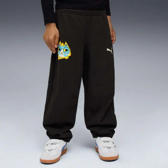 Puma Boy's Moody Cat Sweatpants Μαύρο 632209-01 (Puma) 3