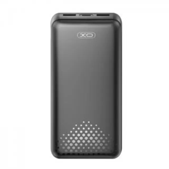 Powerbank 20.000 mAh με 3 θύρες USB (2x USB-A, 1x USB-C), σε μαύρο χρώμα 2