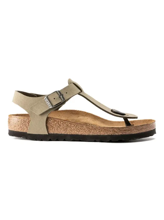 Birkenstock Πέδιλα Unisex Birko-Flor-Nubuck(ανθεκτικό υλικό της Birkenstock-επιτρέπει την επαφή με το νερό) Πράσινο BIR/KAIRO 047211 khaki N 3