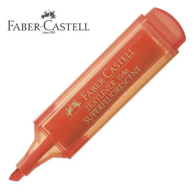 Μαρκαδόρος Υπογράμμισης Faber Castell 1546 Πορτοκαλί 154615