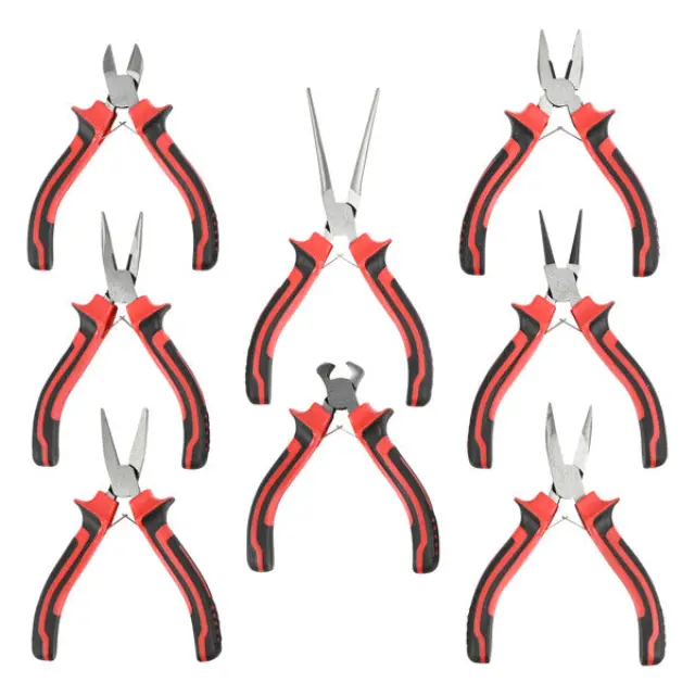 Pliers set 8 pieces mini