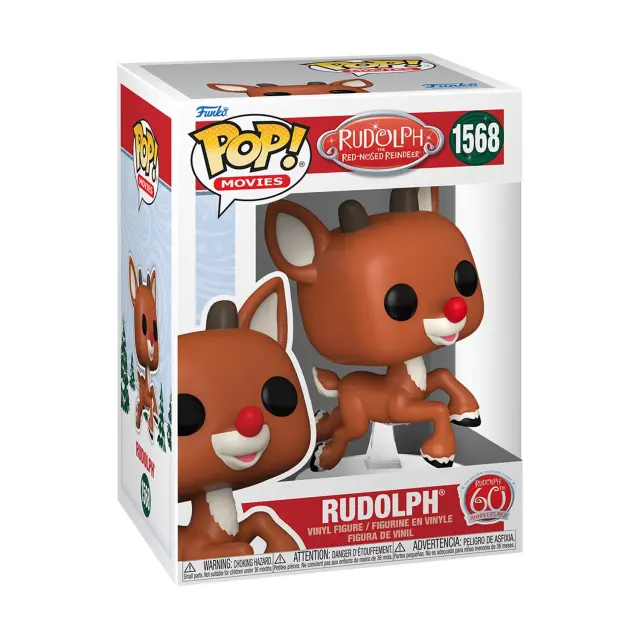 Funko POP! Movies: Rudolph Red-Nosed Reindeer - Rudolph (Flying​ #1568 Vinyl Figure 2