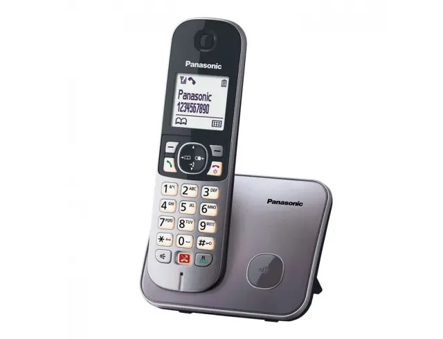 Ασύρματο Τηλέφωνο Panasonic KX-TG6851GRM - Γκρί KX-TG6851GRM