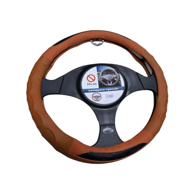 Κάλυμμα τιμονιού αυτοκινήτου - XY-050 - 122469 - Black/Red
