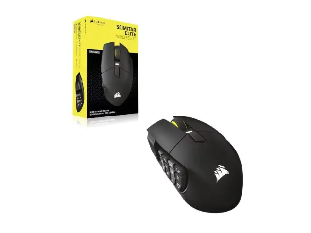 Corsair Mouse Scimitar Elite Wireless SE (RGB, GunMetal) (CH-9314014-WW) 3