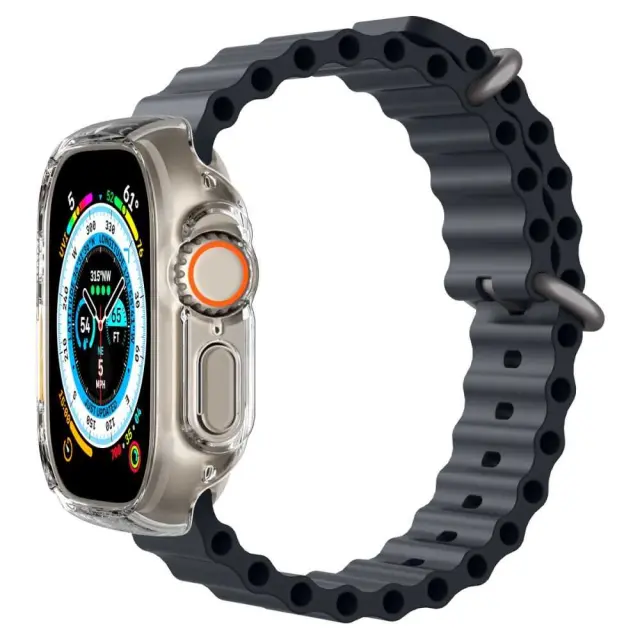 Spigen Thin Fit Apple Watch Ultra 1 / 2 / 3 / 4 (49 mm) Crystal Clear 3