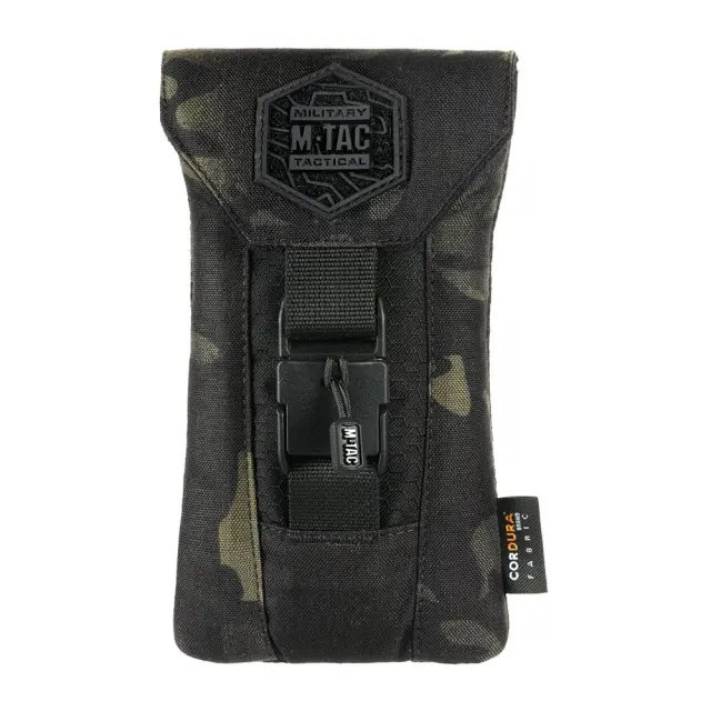 M-Tac Smartphone Pouch Elite Large Hex - BLACK DIGITAL CAMO