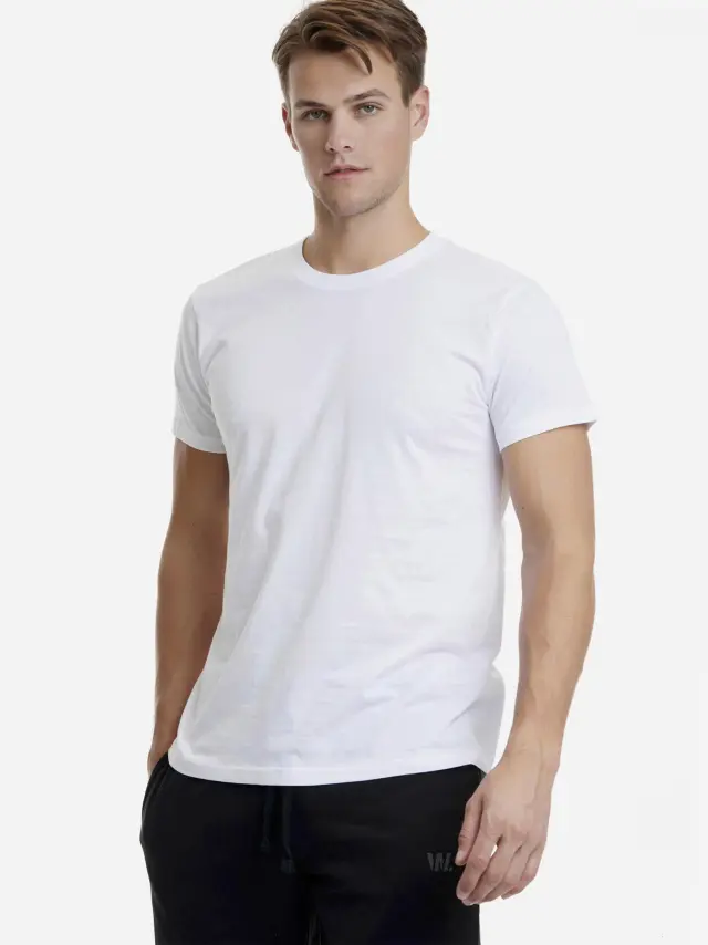 Walk ανδρικό βαμβακερό T-Shirt W1915-01