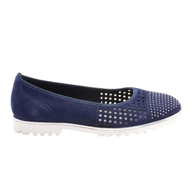 Gabor Μπαλαρίνες Γυναικείο δέρμα Nubuck Μπλέ GAB/83102 18-BLUE - 35,5