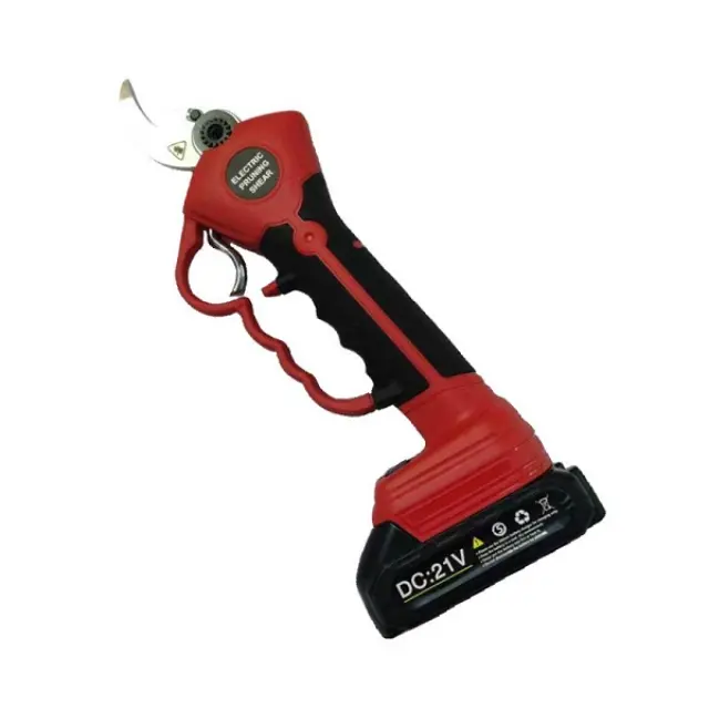 Ψαλίδι Κλαδέματος 21V/2Ah, 28cm, 30mm κοπή, σετ με 2 μπαταρίες