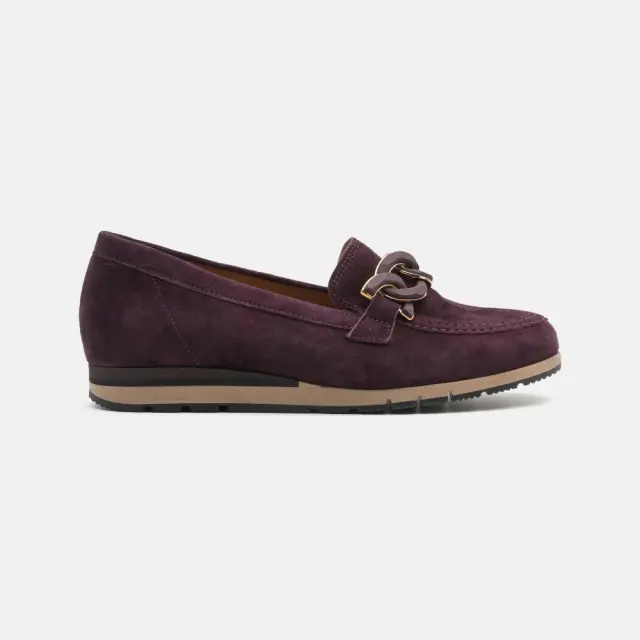 Gabor Μοκασίνια-Loafers Γυναικείο δέρμα Nubuck Μωβ GAB/52415 49-BRAMBLE - 36