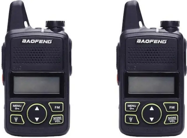 Baofeng BF-T1 Ασύρματος Πομποδέκτης PMR 1.5W με Μονόχρωμη Οθόνη Σετ 2τμχ 48144391
