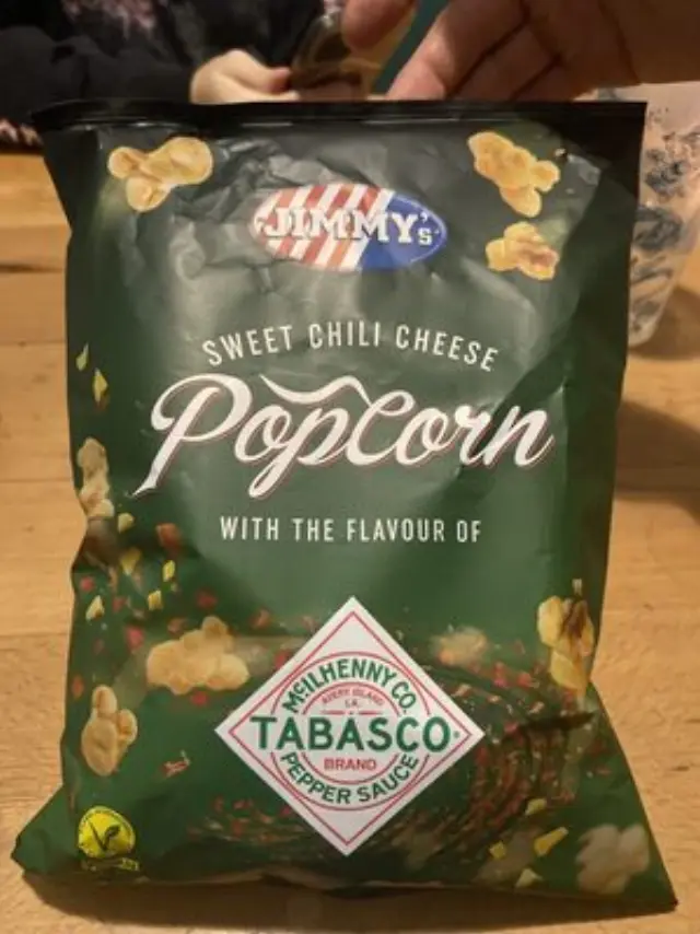 Tabasco Sweet Chili Cheese Popcorn 90gr