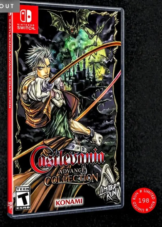 Castlevania Advance Collection Classic Edition - Circle of the Moon Cover - Nintendo Switch