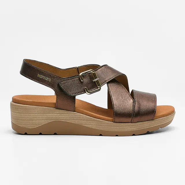 Mephisto Πέδιλα Γυναικείο δέρμα Μπρονζέ MEP/CLAUDINE BRONZE