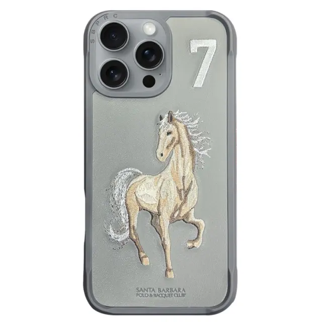 Santa Barbara Polo Racquet Club iPhone 16 Pro Max Boris - Γκρι Τιτανίου