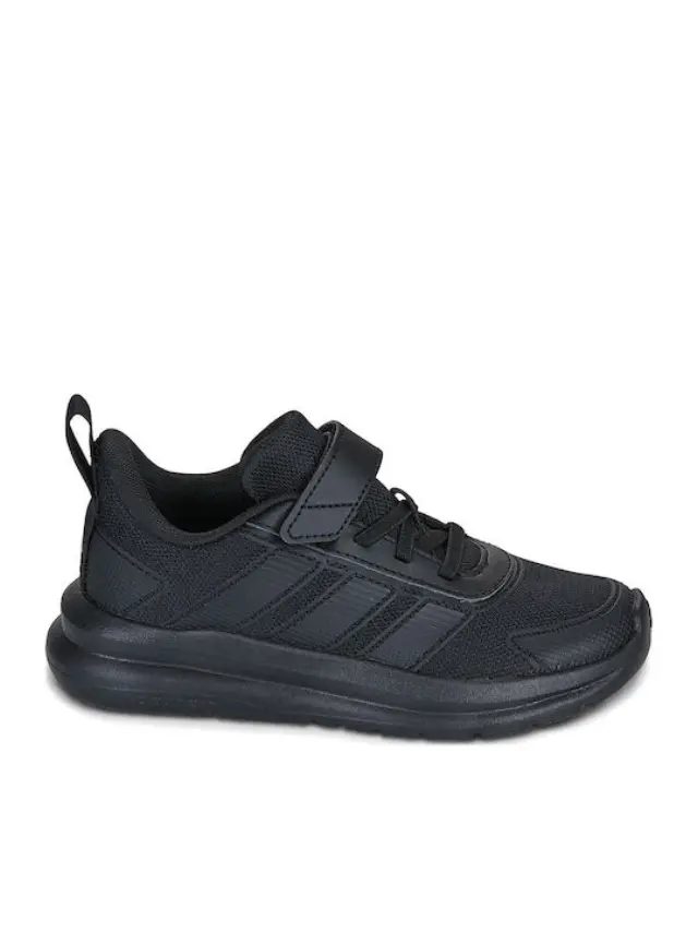 Adidas Tensaur Kids Sneakers with Hoop & Loop Closure Black KJ6691 - 34
