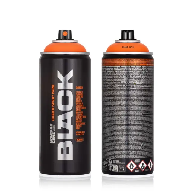 Montana Black Spray Paint 400ml BLK-8080 Rust 2