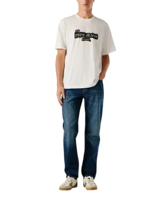 Pepe Jeans - Ανδρικό Κοντομάνικο T-shirt Griffin Tee PM5010175-803 Λευκό 2