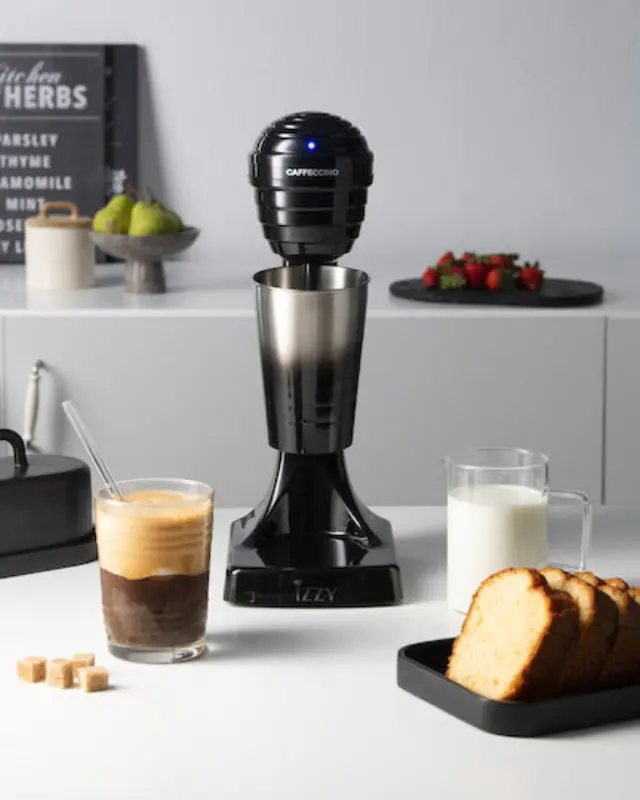 Izzy Caffeccino Φραπεδιέρα Επιτραπέζια 120W με 2 Ταχύτητες Μαύρη 3