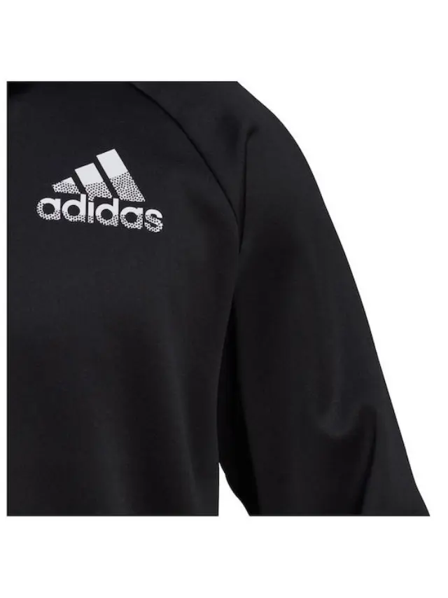 Adidas Aeroready Game and Go Small Logo Ανδρική Φούτερ Ζακέτα με Κουκούλα και Τσέπες HL2184 Μαύρο - S 3