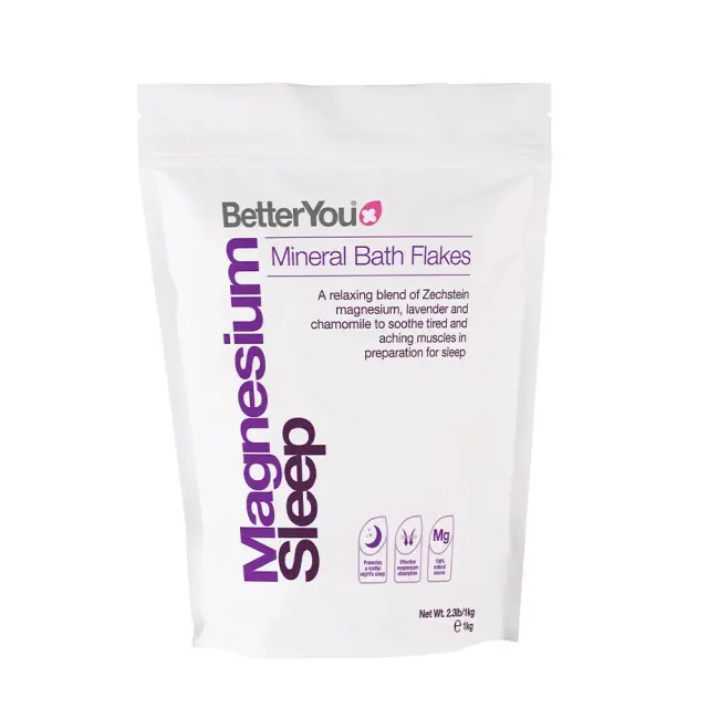BetterYou Magnesium Sleep Bath Flakes