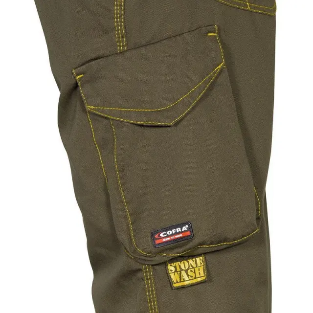 Παντελόνι Εργασίας Cofra Drill clay brown/black 3