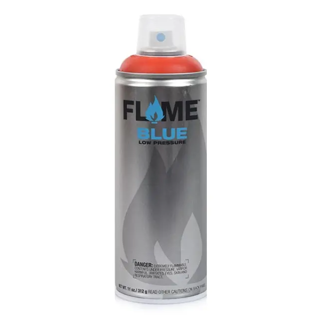 Flame Blue Spray Paint 400ml FB-214 Red Orange