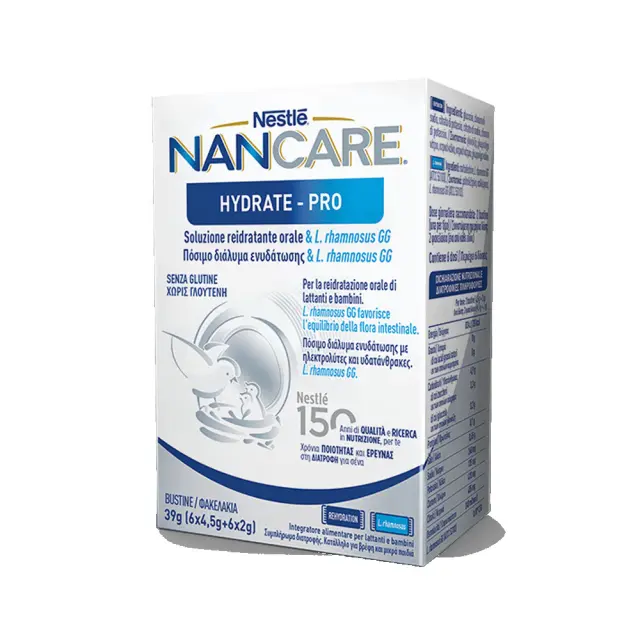 Nestle NanCare Hydrate-Pro Συμπλήρωμα Διατροφής Κατάληλο Για Βρέφη, 39gr 2